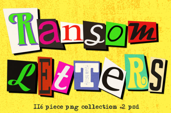 Download Ransom Letter Cutout Alphabet Set - Premium Resources