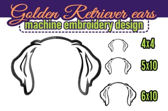 Download Golden Retriever Dog Ears - Gold Collection