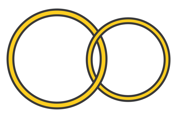 Download Golden Rings Together. Marriage Symbol. - Gold Collection